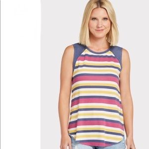 NWT Anthropologie Striped Tank